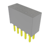 Conn Socket Strip SKT 10 POS 2.54mm Solder ST Top Entry Thru-Hole Bulk