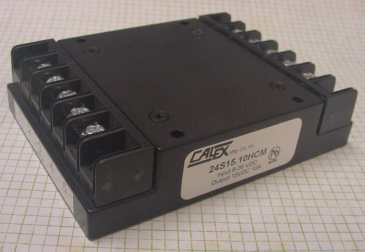 Calex Manufacturing Co., Inc-48S15.10HCM Convertisseur CC en CC et module de régulateur de commutation Module DC-DC 48VIN 1-OUT 15V 10A 150W 10-Pin