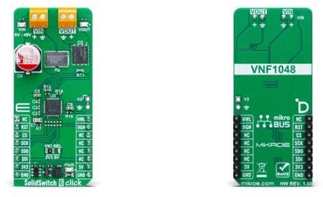 MikroElektronika-MIKROE-6089 Cartes et kits de développement de gestion de la puissance VNF1048F OR Controller Click Board