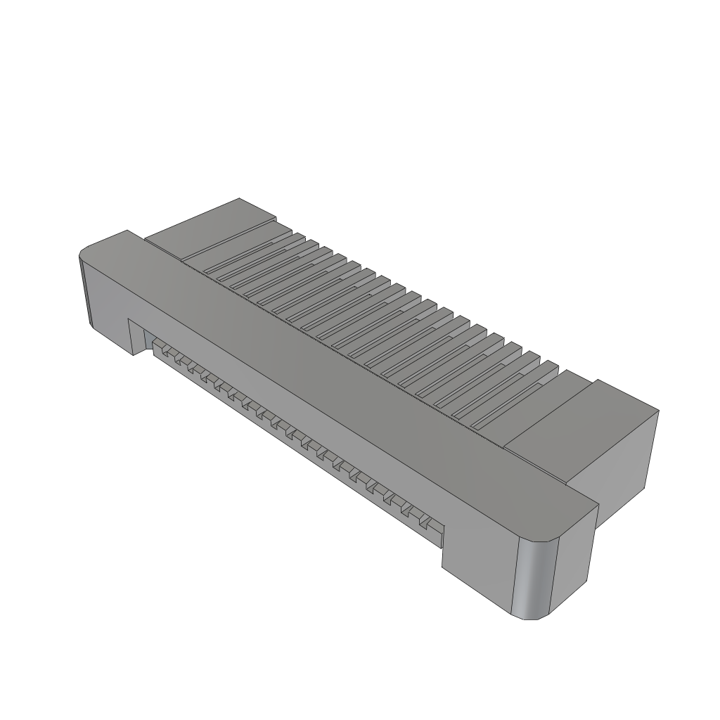 Samtec-ZF5S-18-01-T-WT Steckverbinder, FFC-FPC Conn FFC Connector SKT 18 POS 0.5mm Solder RA SMD Tube