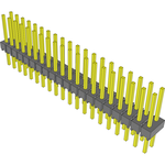 Conn Unshrouded Header HDR 40 POS 2.54mm Solder ST Top Entry Thru-Hole Bulk