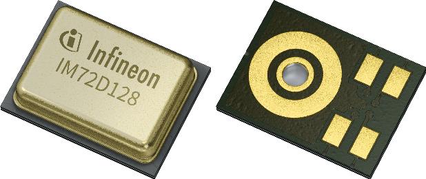 Infineon Technologies AG-IM72D128V01XTMA1 麦克风 Mic Omni-Directional -36dB 1.8V Rectangle Solder Pad