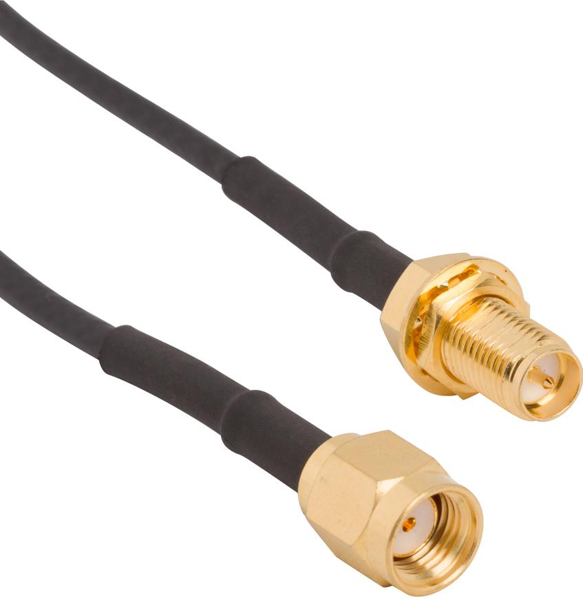 Amphenol RF-095-902-537-036 Kabelbaugruppen Koaxial Cable Assembly Coaxial 0.914m RPSMA to RPSMA F-M Bag