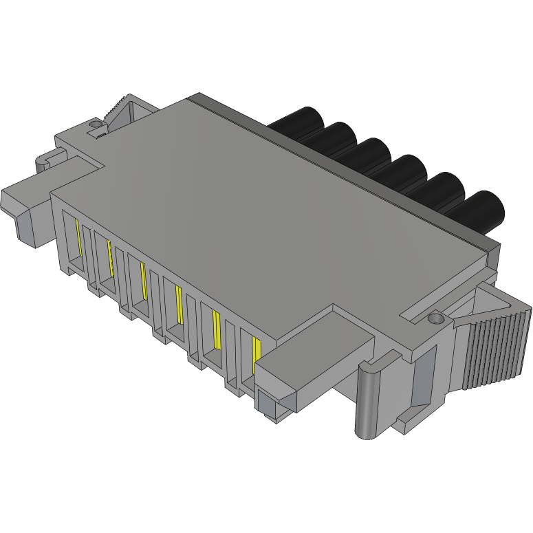 Samtec-PESS-06-10-L-40.00-SR Cable Assembly DC Power Cable Assembly 1.016m Not Included 6POS SKT Crimp 10AWG
