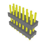 Conn Board Stacker HDR 14 POS 2.54mm Solder ST Top Entry Thru-Hole Bulk
