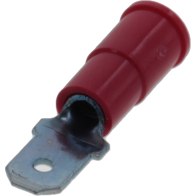 Molex-19023-0003 Steckverbinderanschlüsse Quick Disconnect Terminal 18-22AWG Brass Red M 20.8mm Zinc Chromate InsulKrimp™ Bag