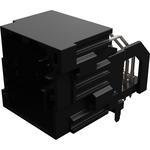 Conn Shrouded Header (4 Sides) HDR 12 POS 2mm/3.2mm/4mm/5.2mm Solder RA Side Entry Thru-Hole Tube