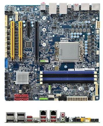 BCM Advanced Research-RX680R Motherboards Motherboard, Intel CPU 128GB DDR5 2500Mbps