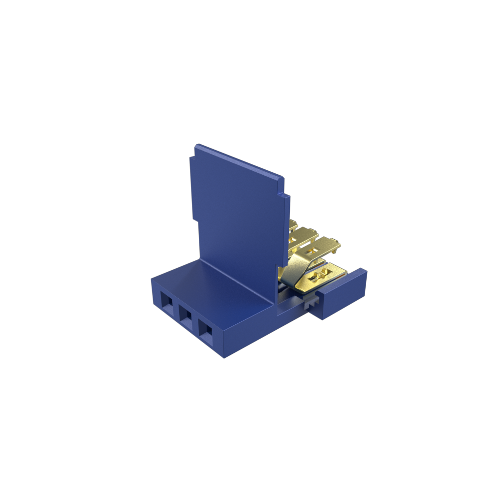 Amphenol Communications Solutions-65801-062LF Steckverbinder, FFC-FPC Clincher™ Flex Connectors, Receptacle Assembly, Single Row, 3 Positions, 2.54mm (.100in) Pitch
