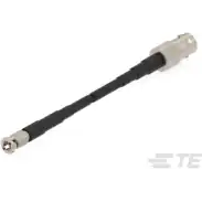 TE Connectivity-2483417-2 同轴电缆组件 CABLE ASSEMBLY BNC JACK STRAIGHT TO HIGH-DENSITY BNC PLUG STRAIGHT, 1855A, 12" (304.80 mm)