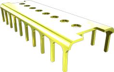 Samtec-ALC-628-SGT Enchufe del conector Conn DIP Socket SKT 28 POS 2.54mm Solder ST Thru-Hole Tube