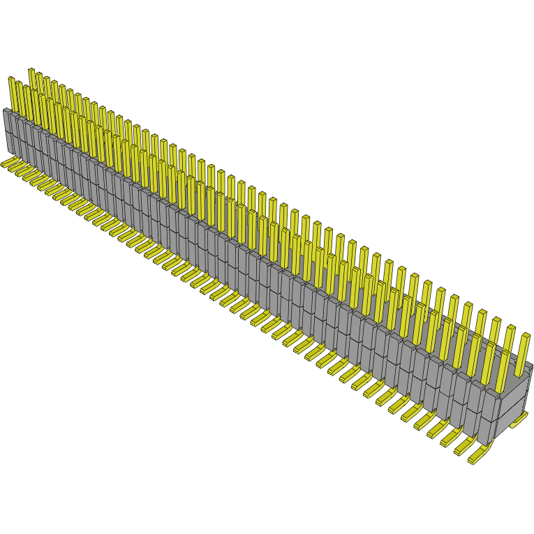 Samtec-HDWM-48-53-S-D-250-SM Steckverbinderleisten und Leiterplattenbuchsen Conn Board Stacker HDR 96 POS 1.27mm Solder ST SMD Tube