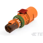 Conn Housing PL 1 POS Crimp ST Cable Mount Orange