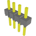 Conn Unshrouded Header HDR 4 POS 2.54mm Solder ST Top Entry Thru-Hole Bulk