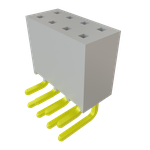 Conn Socket Strip SKT 8 POS 2.54mm Solder RA Side Entry Thru-Hole Tiger Buy™ Bulk