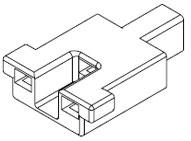 Molex-35573-0300 分立接线罩连接器 Conn Housing F 3 POS 5.84mm Crimp ST Cable Mount Natural Bag