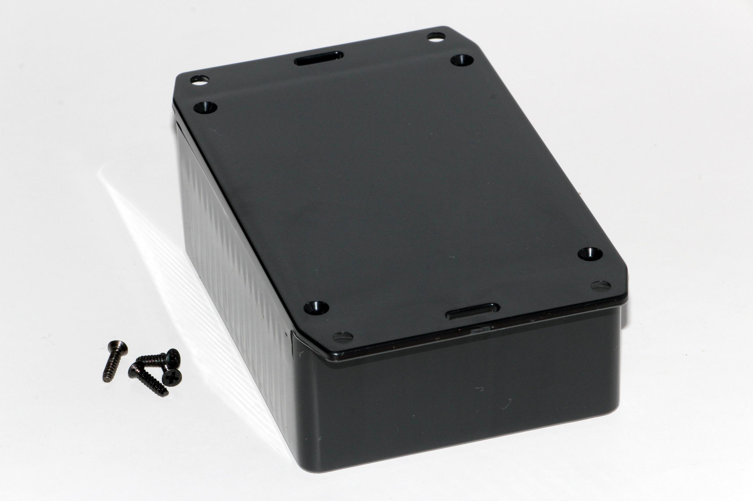 Hammond Manufacturing-1591SSFLBK  Black Acrylonitrile Butadiene Styrene Flange Mount General Purpose Enclosure