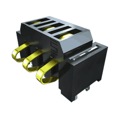 Samtec-SIR1-03-L-S-A-TR Connector Headers and PCB Receptacles Conn One Piece Interface M 3 POS 2.54mm Solder RA Side Entry SMD T/R