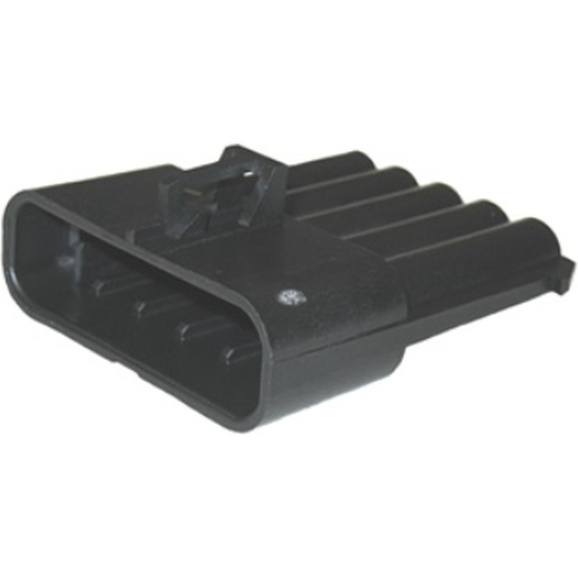 Delphi-12186614 Einzeladersteckverbinder, Gehäuse Conn Housing M 4 POS Crimp ST Cable Mount Black