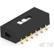 TE Connectivity-2-1825011-6 Switch Slide Switch Slide 4PDT Flush Slide 20VAC 20VDC 0.4VA Gull Wing SMD T/R