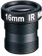 Basler AG-2000035184 Optische Linsen Evetar S-mount lens, fixed focal length of 16 mm, F1.8. With IR-cut filter. This is a 1/3 inch lens for color cameras. Lock ring included