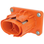 Conn Housing M 2 POS Crimp ST Cable Mount Orange
