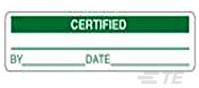 TE Connectivity-QC134 Beschriftungen Calibration Labels
