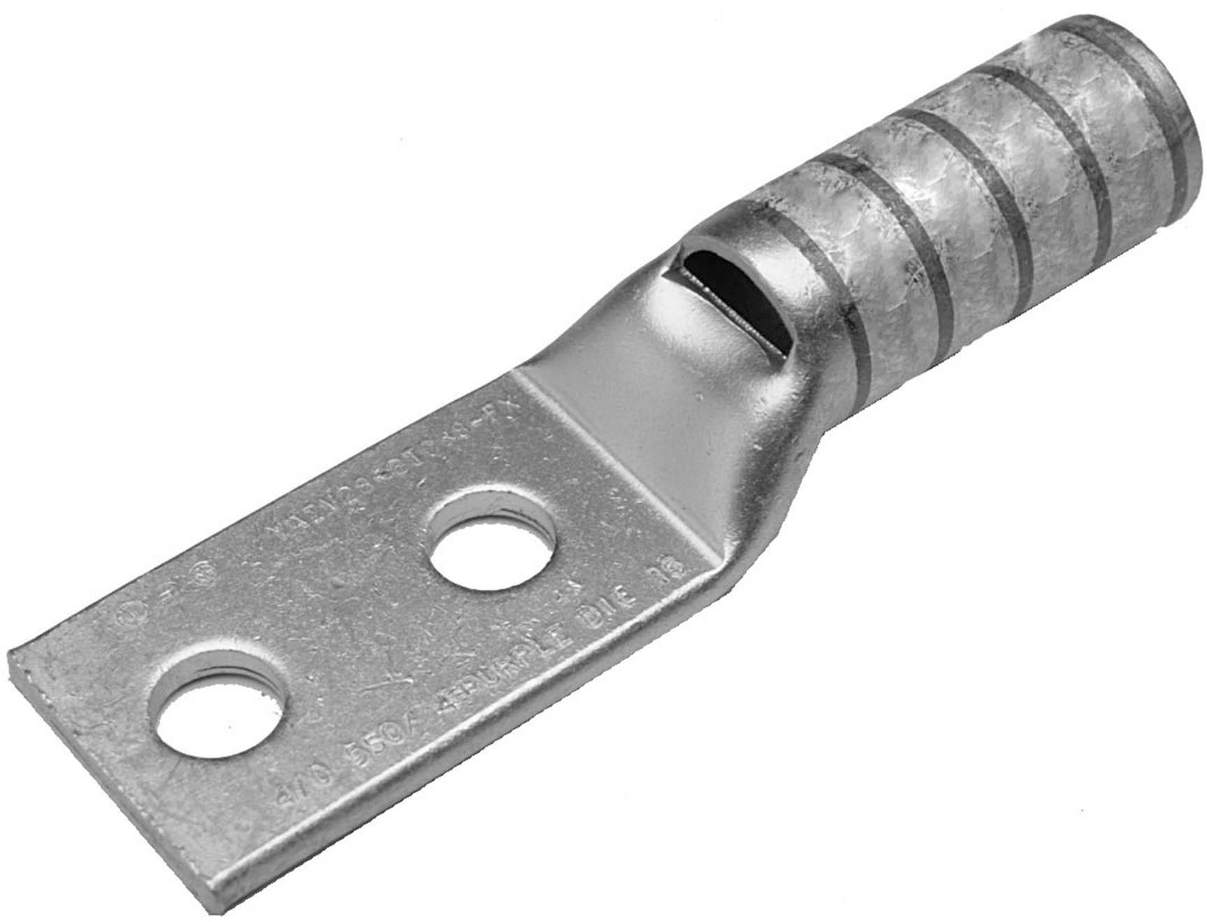 BURNDY-YAZV102TC14 Terminales del conductor Barrel Terminal 10-14AWG Copper 57.91mm Electro Tin Carton