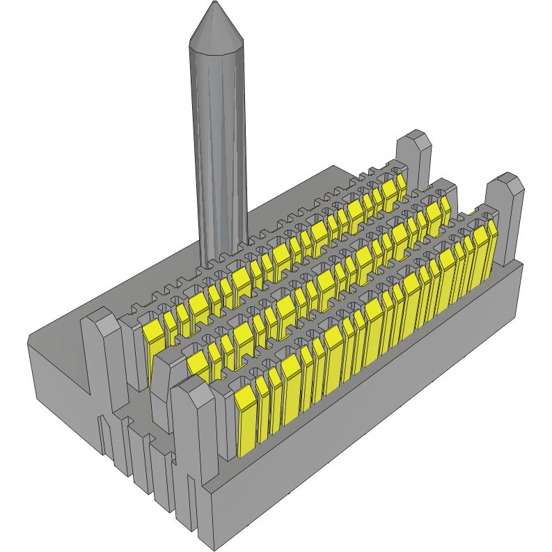 Samtec-EBTM-6-06-2.0-S-VT-1-R Blackplane del conector High Speed Backplane Connector