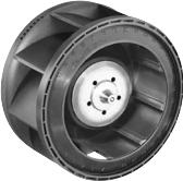 ebm-papst-RER101-36/14N/2HHA-184 Gebläse und Lüfter DC Motorized Impeller Centrifugal Ball Bearing 24V 18V to 27.2V 111.8CFM 69dB 101 X 51.7mm