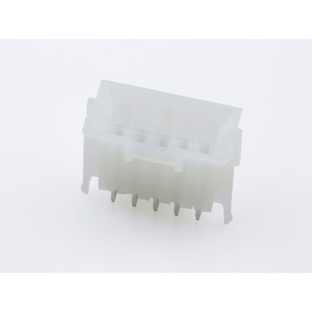 Molex-15246101 Embases de raccordement et réceptacles PCB Conn Wire to Board HDR 10Power POS 4.2mm Solder ST Top Entry Thru-Hole Mini-Fit BMI Tray