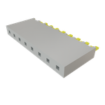 Conn Socket Strip SKT 8 POS 2.54mm Solder RA Side Entry SMD T/R