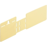 Weidmuller-1391000000 null Klippon POK (polyester Empty enclosure), Earth-Ing Plate, Miscellaneous, Height 60.5 mm, Width 339 mm, Depth 0.8 mm, Material Brass, Pol-ished, Untreated