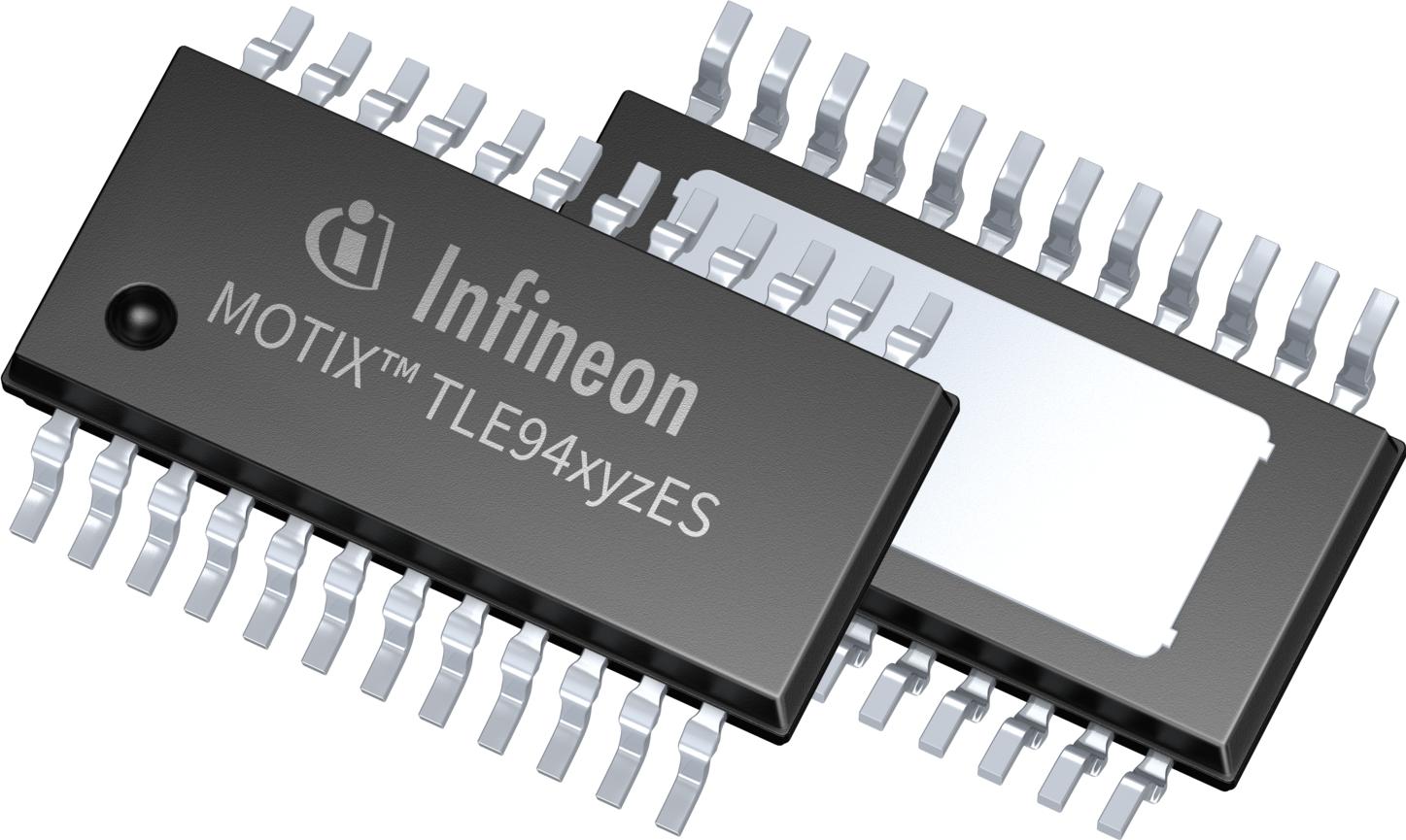 Infineon Technologies AG-TLE94108ESXUMA1 Bewegungsmotorsteuerung H-Bridge Motor Controller Automotive AEC-Q100