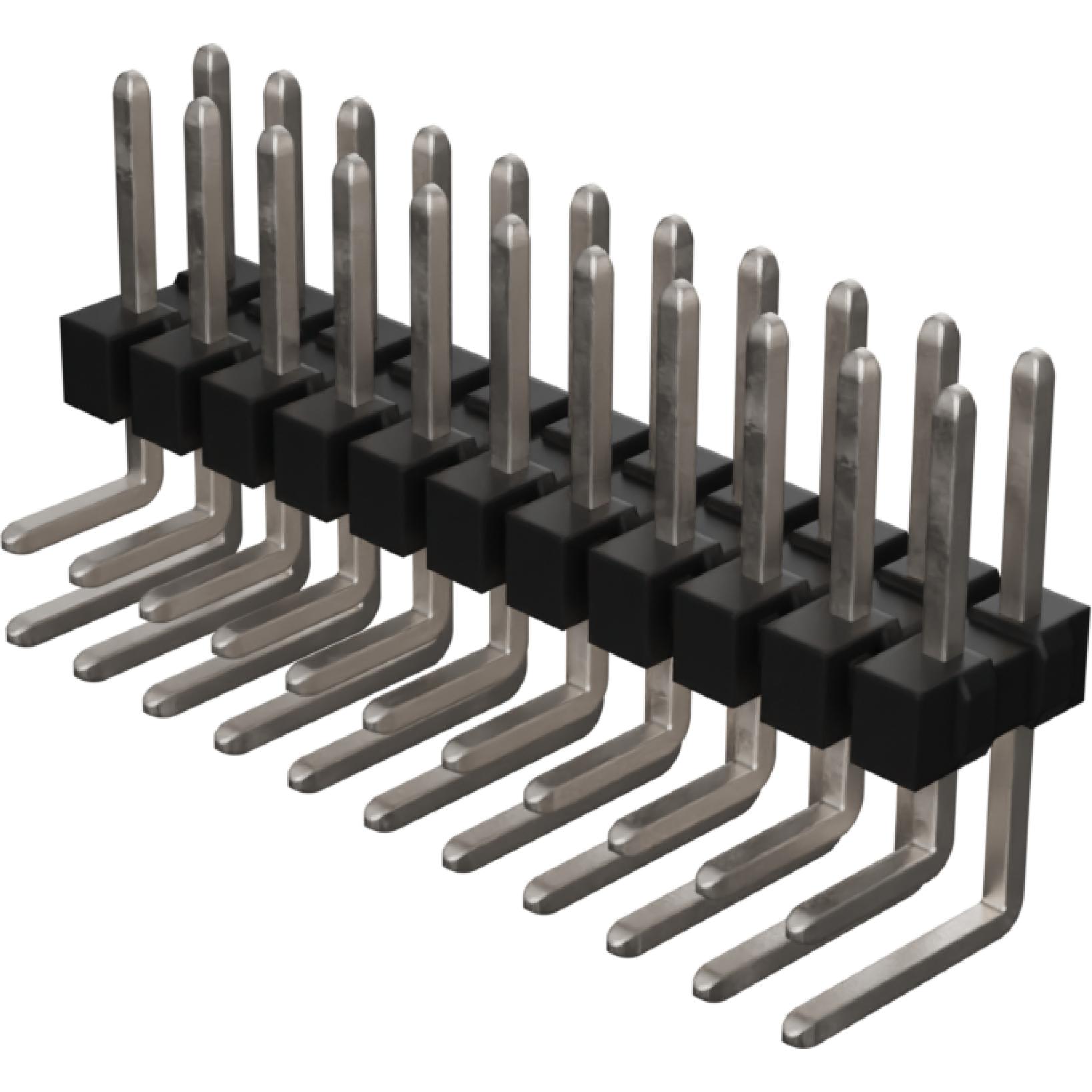 Molex-0010883221 Steckverbinderleisten und Leiterplattenbuchsen Conn Unshrouded Header HDR 22 POS 2.54mm Solder RA Side Entry Thru-Hole C-Grid Tube