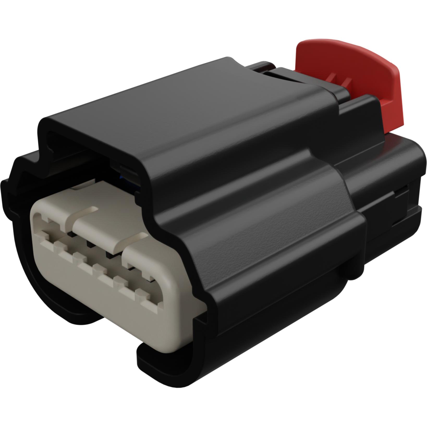 Molex-0314026110 Einzeladersteckverbinder, Gehäuse Conn Housing F 6Power POS 2.54mm Crimp ST Cable Mount Black MX64™ Bag