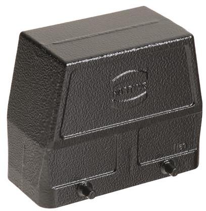 HARTING-19307160527 Schrumpfbalgenadapter Hood 90° 16B Shell Size Powder Die Cast Aluminum Double Lock Han®