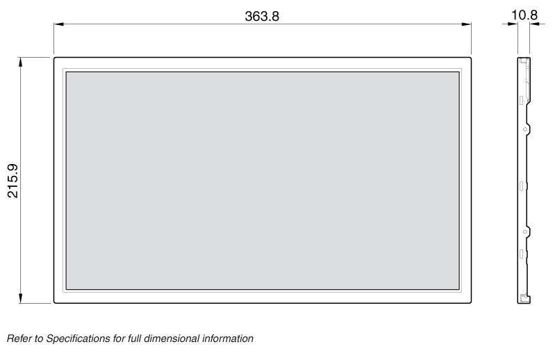 Sharp-LQ156T3LW03 Módulos TFT LCD TFT 15.6in 1920X1080 FHD