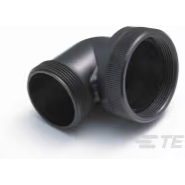 TE Connectivity-CIRBP28ECHSA Adaptadores de manguitos ajustables Right Angle Degree Heat Shrink Screen Adapter