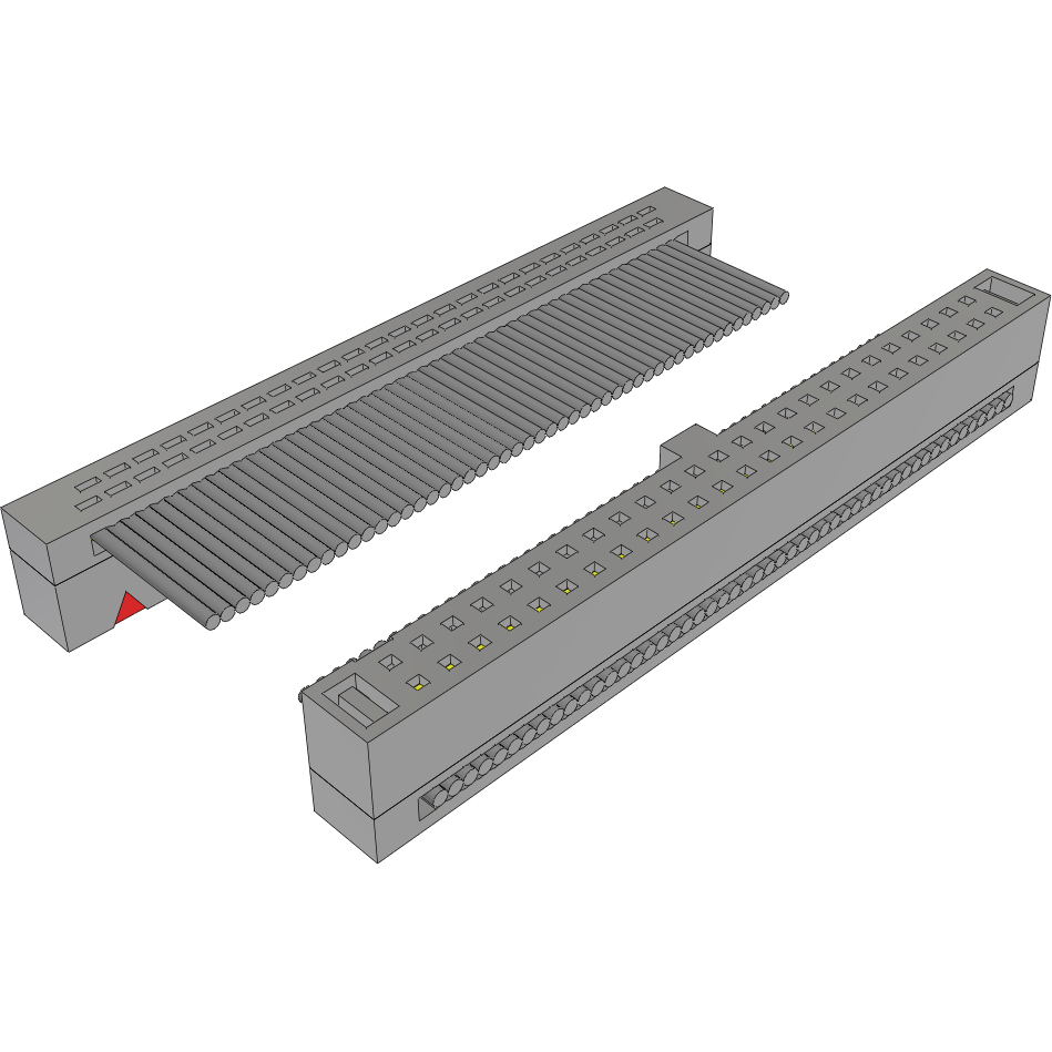 Samtec-FFSD-25-D-61.00-01-N-R Flachband Kabelbaugruppen Cable Assembly 1.549m 30AWG 1.27mm 50 to 50 POS IDC Connector to IDC Connector F-F TIGER EYE™ Bulk