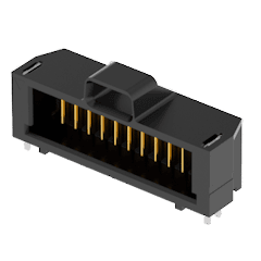 Samtec-UMPT-06-01.5-G-V-S-W-TR 连接器插头及 PCB 插座 Conn Ultra Micro Terminal Strip HDR 6 POS 2mm Solder ST SMD T/R