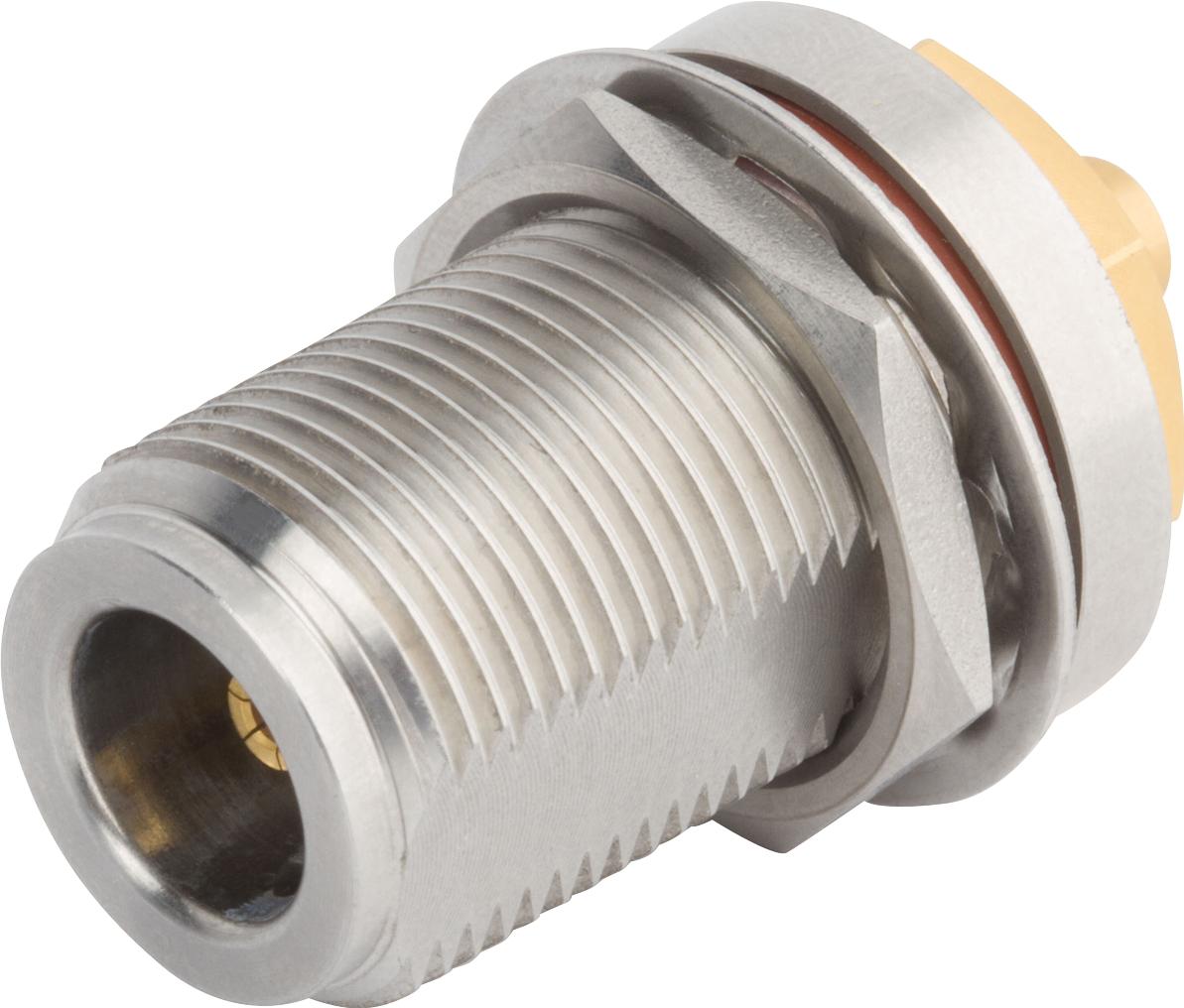 Amphenol SV Microwave-SF6545-6003 RF-Steckverbinder Conn PN 0Hz to 18GHz 50Ohm Solder ST Panel Mount RCP Gold Over Copper Bag