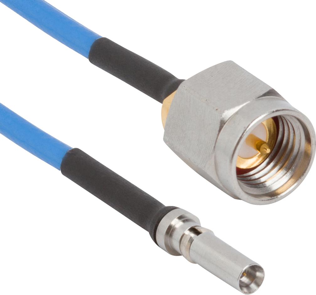 Amphenol-7038-0337 Kabelbaugruppen Koaxial Cable Assembly T-FLEX 405 0.304m SMPS to SMA M-M Bag