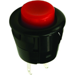 NTE Electronics-54-385 Druckknopfschalter Switch Push Button OFF (ON) SPST Round Button 3A 125VAC Momentary Contact Solder Lug Panel Mount