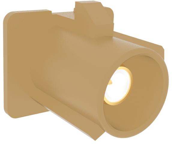 Amphenol RF-FA1-NISP-PCB-2 Connector RF Conn SMB 0Hz to 6GHz 50Ohm Solder ST Thru-Hole M Gold