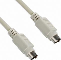 Assmann WSW components, Inc-AK678-2 Cable Assembly Other Cable Assembly PS/2 Connection 2m 28AWG Mini-DIN to Mini-DIN 6 to 6 POS M-M Solder-Solder Bag