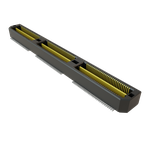Conn Micro High Speed Socket Strip SKT 180 POS 0.5mm Solder ST Top Entry SMD Q Strip® Tray
