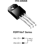 Diode Switching 500V 16A 3-Pin(3+Tab) ITO-220AB Tube