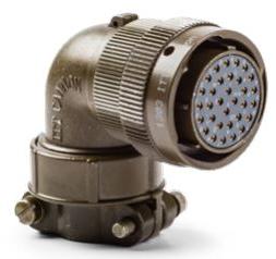 ITT Cannon-KPSE08E22-55PF0 Connector Circular Conn Circular PIN 55 POS Crimp RA Cable Mount 55 Terminal 1 Port