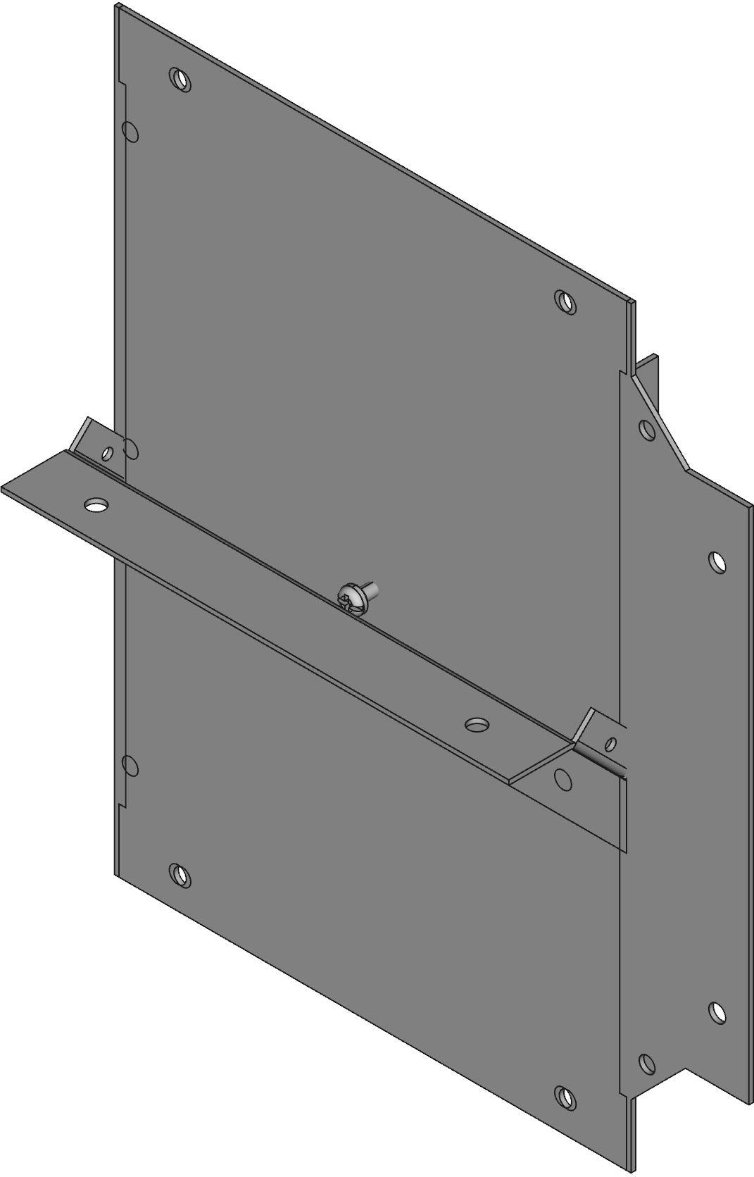 Hammond Manufacturing-CWTF8 Kabelzubehör Wiring Way Tee Fitting Steel Gray